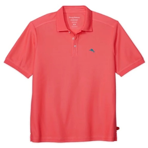 Tommy Bahama Other - Tommy Bahama Men’s coral‎ Supima cotton soft short sleeve golf Polo shirt top